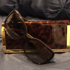 Authentic Tory Burch Tortoise Sunglasses
